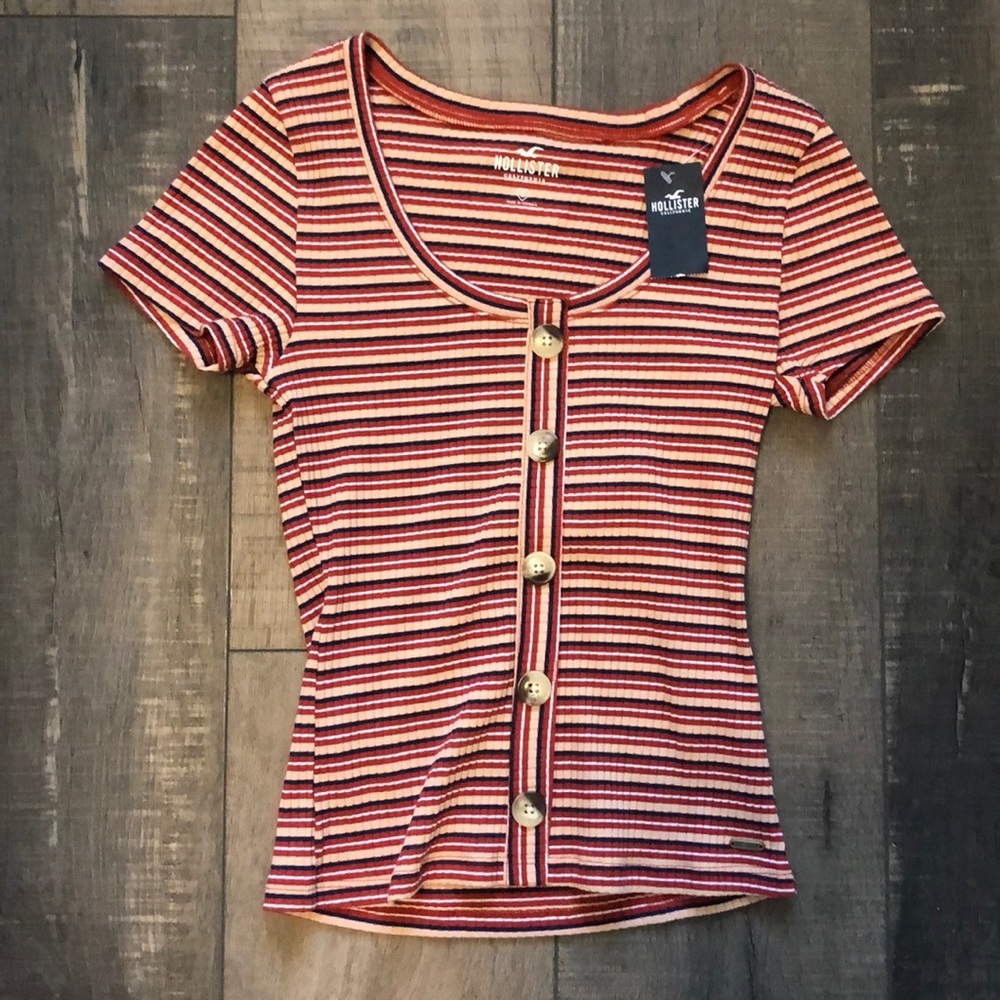 Hollister Striped Top!